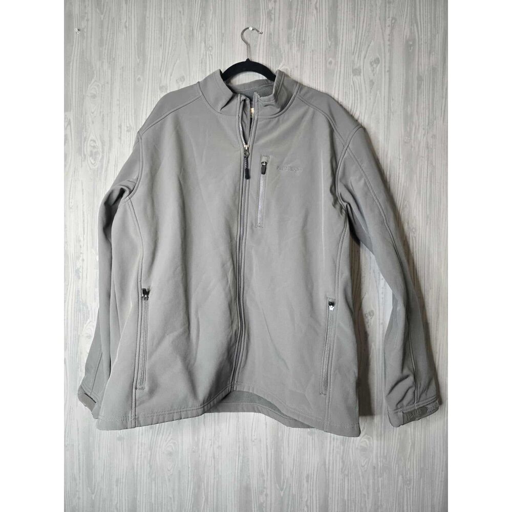 Red Head Brand Co. Men's Soft Shell Fleece Jacket XL Gray Full Zip